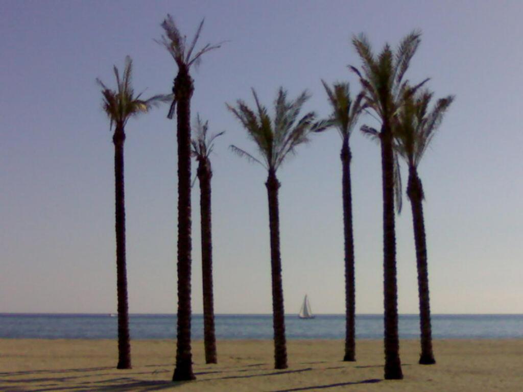 Atractivo Apartamento En La Playa Con Parking Roquetas de Mar Exterior foto